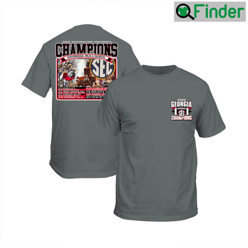 Georgia 2022 UGA SEC Champs Elite Players T Shirt