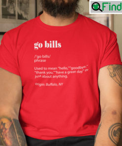 Go Bills Definition Shirt