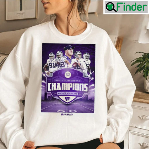 Hot Big 12 Conference Champions 2022 Kansas State Football Wildcats Shirt