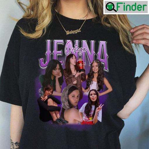 Jenna Ortega Wednesday Addams Vintage Shirt 90s