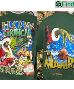 Kobe Bryant The Mamba How Grinch Stole Christmas Sweatshirt