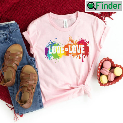 Love Is LGBT Gay Pride Valentines Shirt