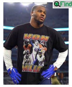 Micah Parsons Vintage Von Miller Cowboys Football Shirt