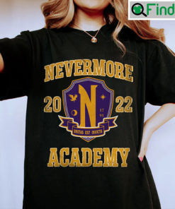 Nevermores Academy Wednesday 2022 TV Series 90s Shirt