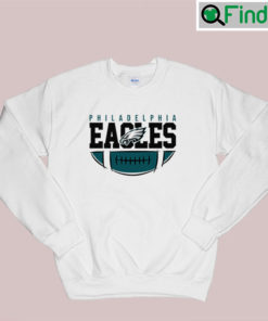 Philadelphia Eagles Football Crewneck Sweatshirt Logo Emblem Mascot