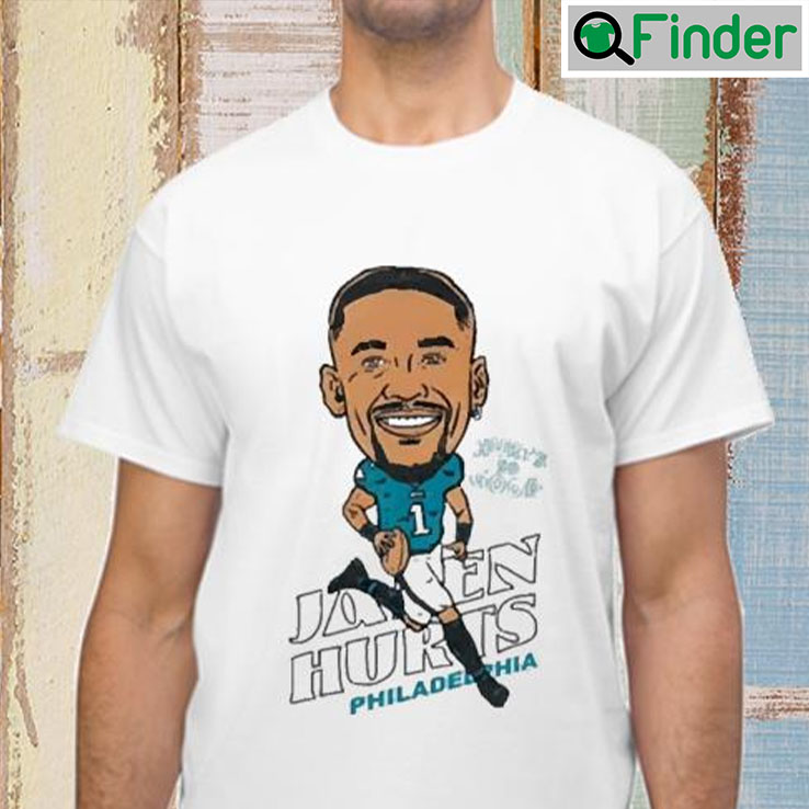 Funny philadelphia Eagles Jalen Hurts Caricature Shirt, hoodie