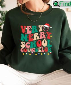 School Counselor Elf Christmas Sweatshirt