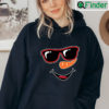 Snowman Face Cute Trendy Christmas Funny Hoodie