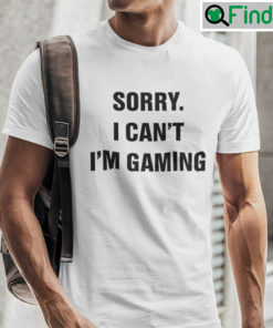 Sorry I Cant Im Gaming