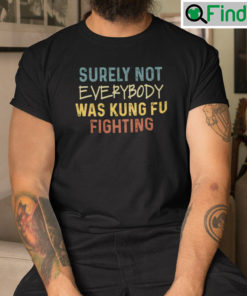 Surely Not Everybody Was Kung Fu Fighting Shirt