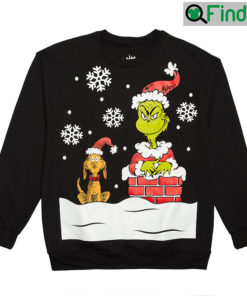 The Grinch and Max Mens Christmas Sweatshirt