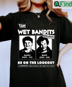The Wet Bandits Home Alone Movie Birthday Gift T Shirt