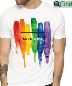 True Love Wins LGBT Gay Pride Power Valentine T shirt