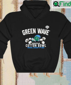 Tulane Green Wave 2023 Cotton Bowl Gameday Stadium Hoodie Shirt