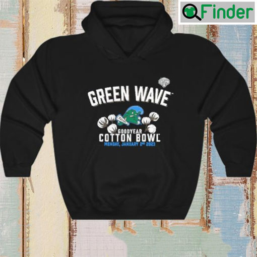 Tulane Green Wave 2023 Cotton Bowl Gameday Stadium Hoodie Shirt