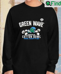 Tulane Green Wave 2023 Cotton Bowl Gameday Stadium Shirt