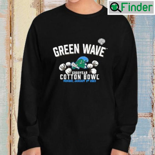 Tulane Green Wave 2023 Cotton Bowl Gameday Stadium Shirt