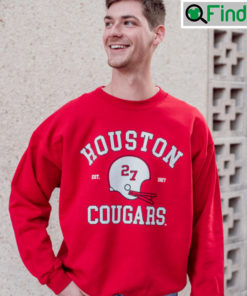 University Of Houston Cougars Vintage Football Crewneck Sweatshirt