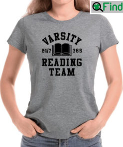 Varsity Reading Team Studying T shirt Book Lover Gift