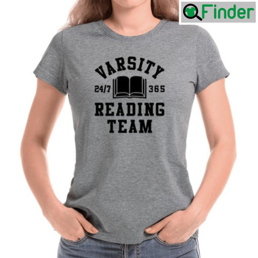 Varsity Reading Team Studying T shirt Book Lover Gift