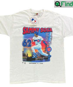 Vintage 1998 Sammy Sosa Chicago Cubs Graphic MLB T Shirt