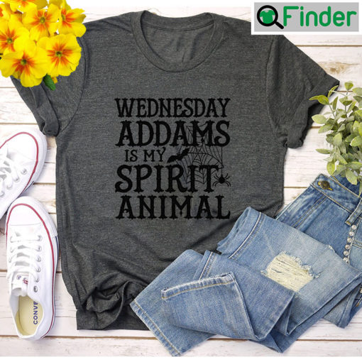 Wednesday Addams Family Is My Spirit Animal T shirt