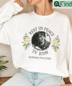 90s TV Icon Barbara Walters Shirt Rest In Peace
