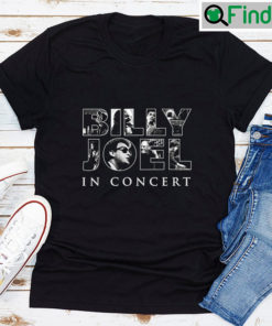 Billy Joel In Concert Classic Rock Music Legend T shirt