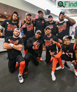 Cincinnati Bengals AFC North Division Champions Locker Room 2023 Shirt