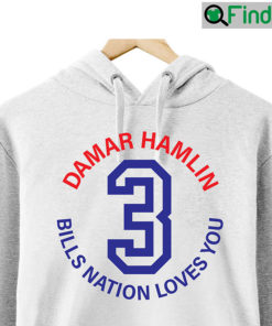 Damar Hamlin Bills Nation Loves You Shirt