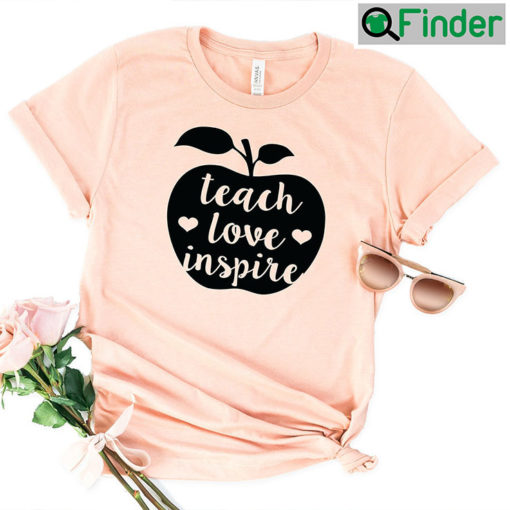 Funny Kindergarten Teacher Tee Teach Love Inspire 2023