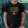 I Survived The 33 Point Comeback Minnesota Football Shirt