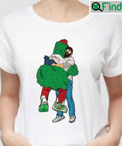 Jason Kelce And Philly Phanatic Hug Unisex T shirt