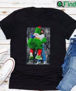 Jason Kelce And Philly Phanatic Hug Unisex Tee