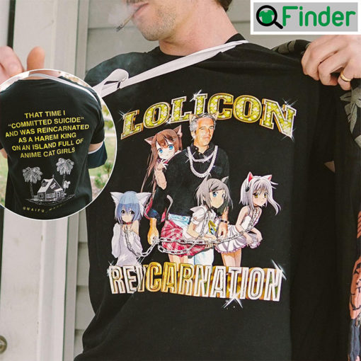 Jeffrey Epstein Lolicon Rey Carnation Anime Cat Girls Shirt