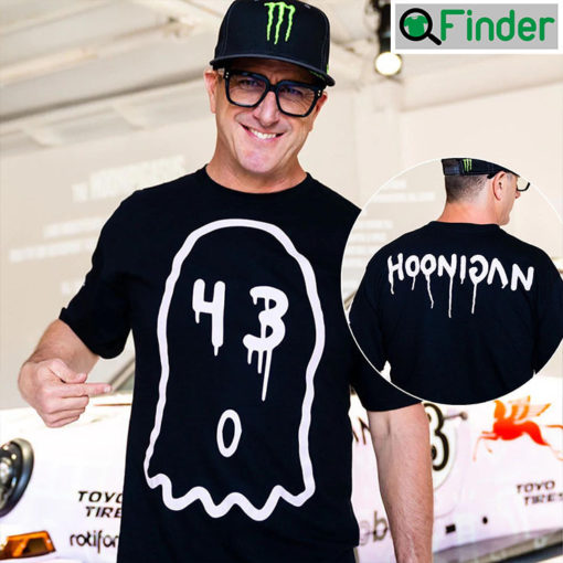 Ken Block 43 Hoonigan Big Ghost Shirt Rest In Peace