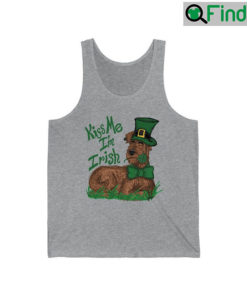 Kiss Me Im An Irish Terrier Tank Top