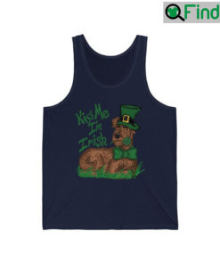 Kiss Me Im An Irish Terrier Tank Top Shirt