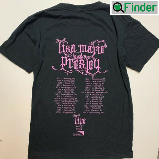 Lisa Marie Presley Live Concert shirt