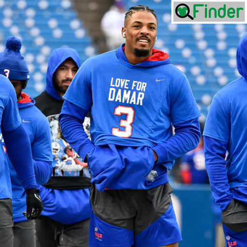 Love For Damar 3 Buffalo Bills Shirts