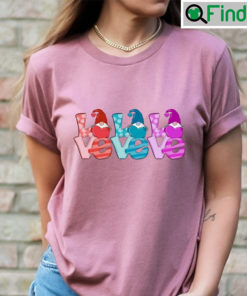 Love Gnome Valentines Day Shirt