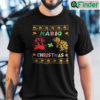 Mario Christmas T Shirt Christmas Holiday Tee