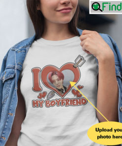 Personalized I Love My Boyfriend Unisex Shirt