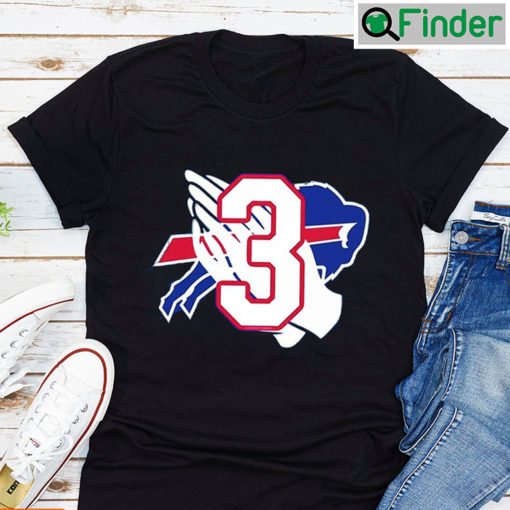 Pray For Damar Hamlin 3 Buffalo Football T shirt