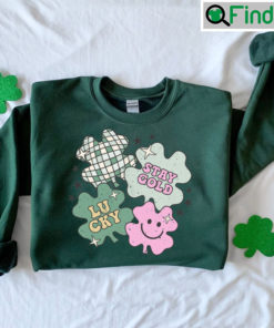 Retro Stay Gold Lucky St Patricks Day Hoodie Shirt