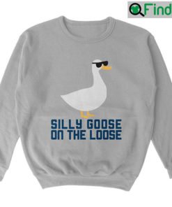 Silly Goose On The Loose Crewneck Sweatshirt