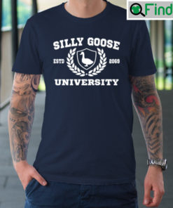 Silly Goose University Funny Meme School Bird T Shirt