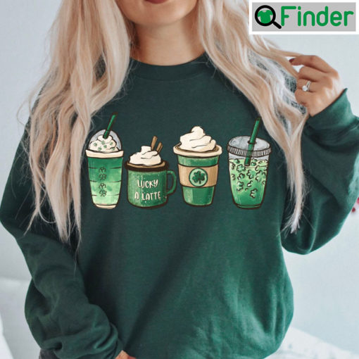 St Patricks Day Coffee Cozy Shamrock Hoodie