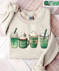 St Patricks Day Coffee Cozy Shamrock Hoodie shirt