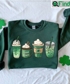 St Patricks Day Coffee Cozy Shamrock Shirt